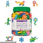 Snowflake Building Blocks Kids STEM Educational Toys 250 Piece Mega Set of Plastic Interlocking Discs for Preschool Toddler and School Boys and Girls Creative & Development Toy Feijoa + Pukeko  B077742B1C